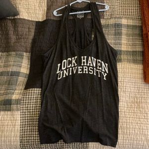 LOCK HAVEN UNIVERSITY tank top